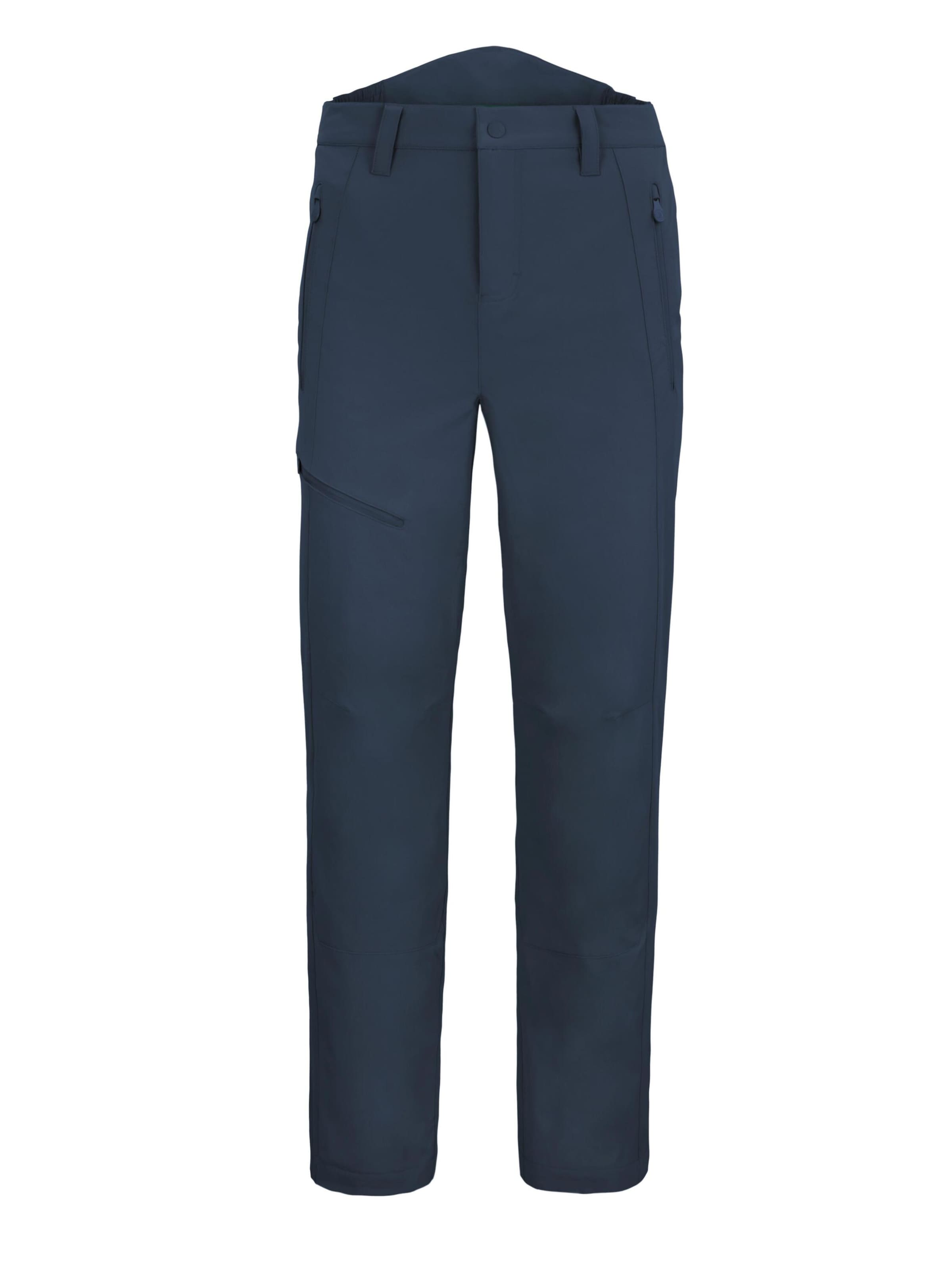 Regular Pantalon outdoor 'Basin' normani en bleu : devant