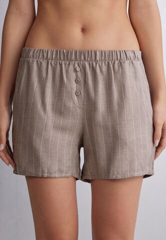 INTIMISSIMI Pajama Pants in Brown: front