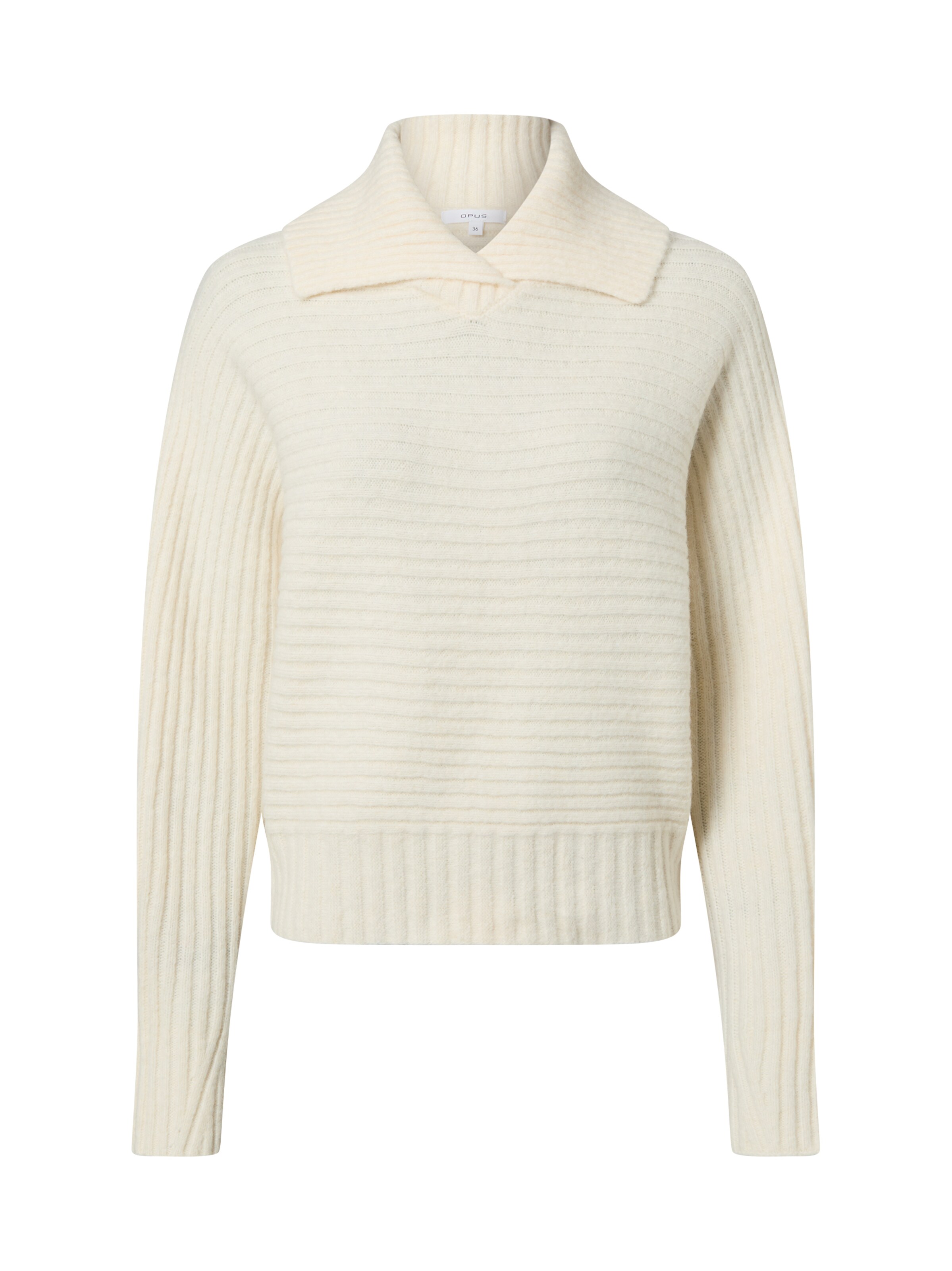 OPUS Trui ' Purika ' in Wit: voorkant