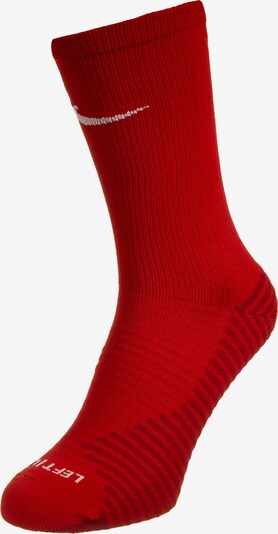 NIKE Chaussettes de sport 'Squad' en rouge / blanc, Vue avec produit