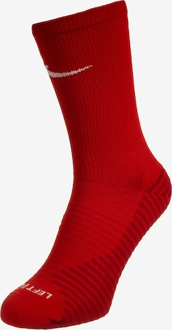 NIKE Спортни чорапи 'Squad' в червено: отпред