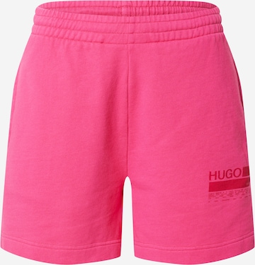 HUGO Red Loosefit Bukser i pink: forside