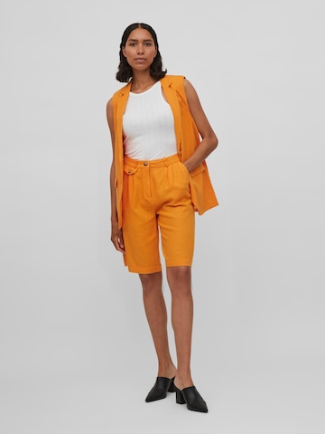 VILA Regular Trousers in Orange