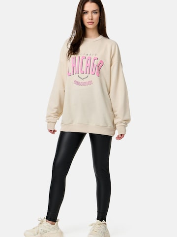 Worldclassca Oversized Sweater 'Chicago' in Beige