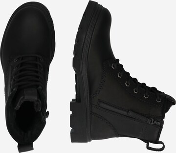 ECCO Lace-Up Ankle Boots 'Grainer' in Black