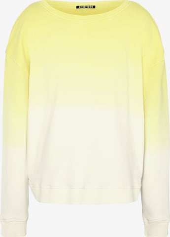 CHIEMSEE Sweatshirt in Yellow: front