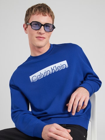 Calvin Klein Sweatshirt in Blau: Vorderseite