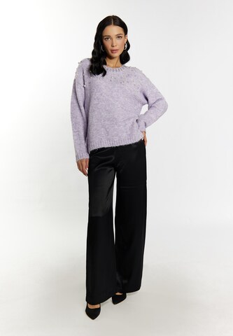 faina - Pullover 'Koosh' em roxo