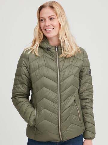 Fransa Winterjas 'Bapadding' in Groen: voorkant