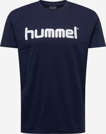 T-Shirt Hummel en bleu : devant