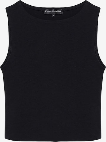 Haut No Matter What en noir : devant