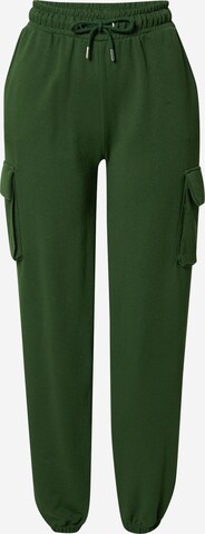 Nasty Gal Tapered Cargo trousers in Green: front