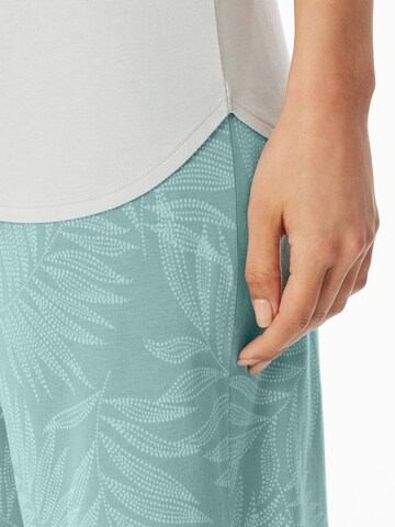 SCHIESSER - Pijama de pantalón corto ' Comfort Nightwear ' en verde