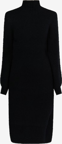 DreiMaster Klassik Kootud kleit, värv must: eest vaates