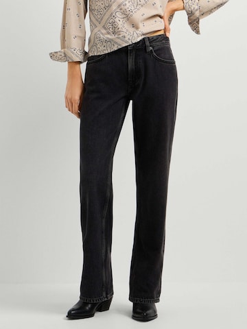 Pepe Jeans Wide leg Jeans in Zwart: voorkant