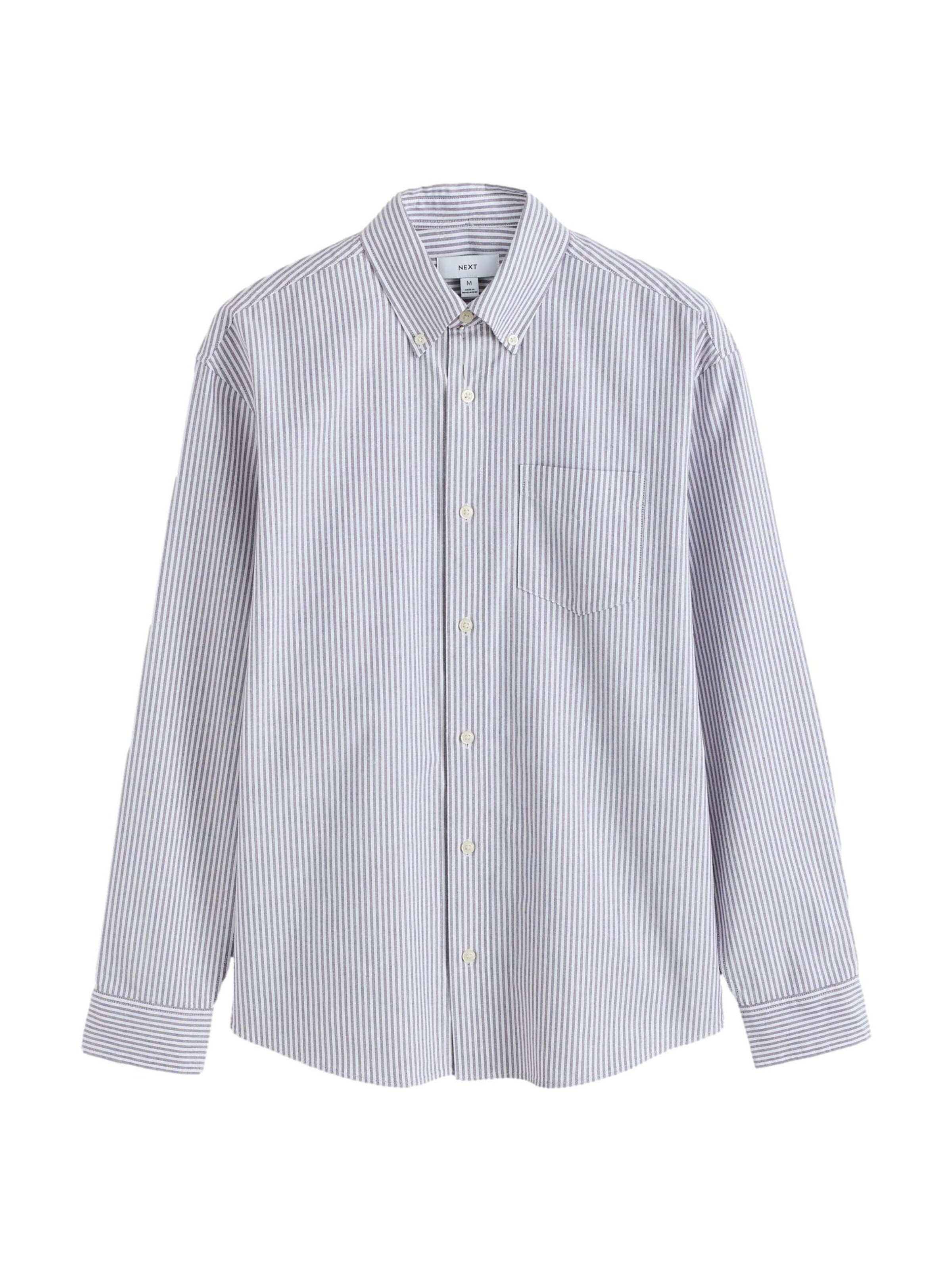 Next Button Up Shirt 'N.Premium' in Purple: front