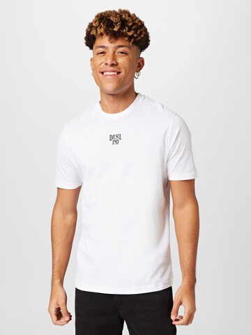 DIESEL Shirt 'JUST' in White: front