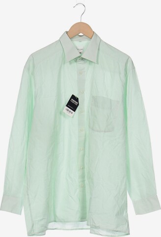 OLYMP Button Up Shirt in S in Green: front