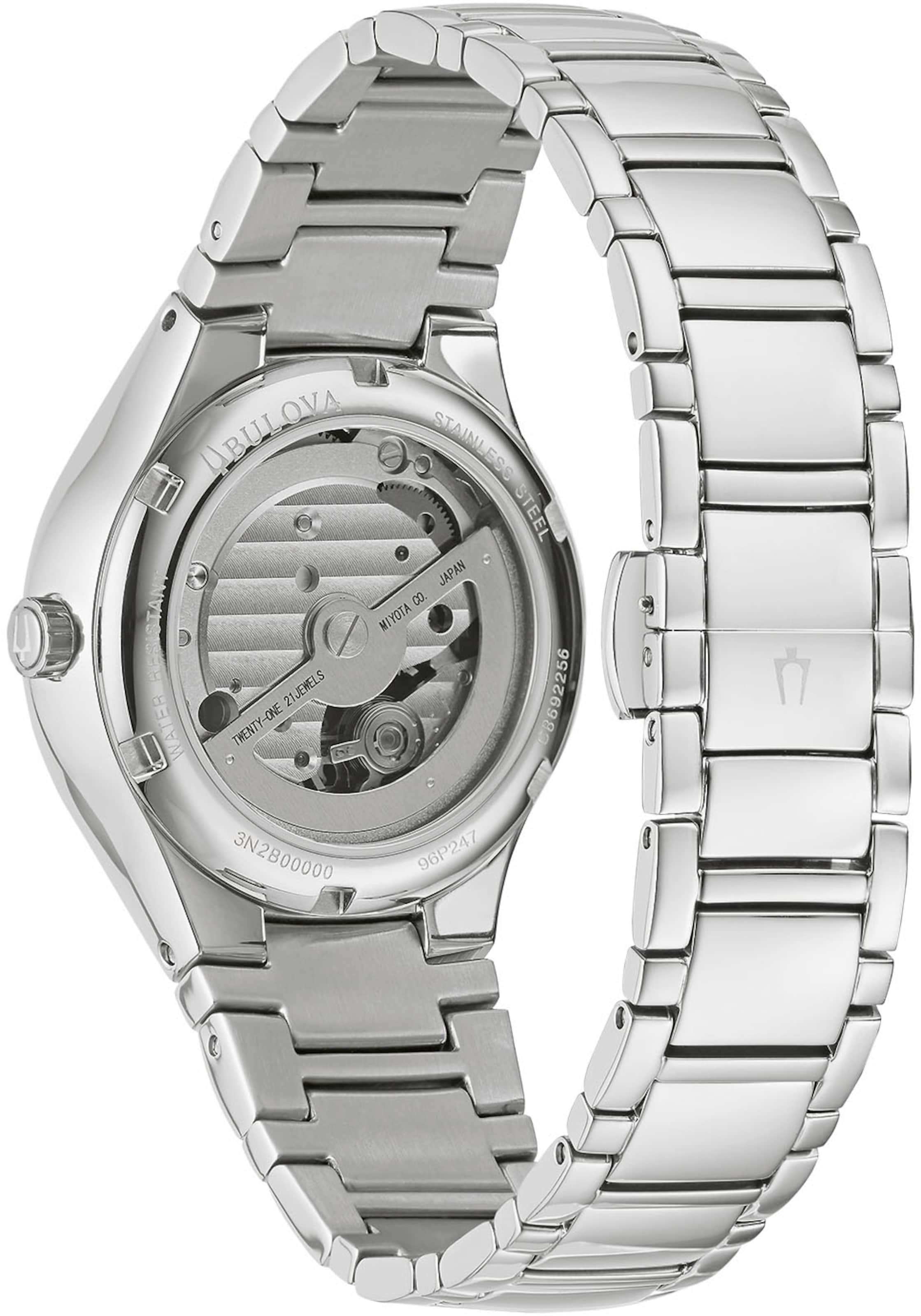 Bulova Analog Watch in Silver