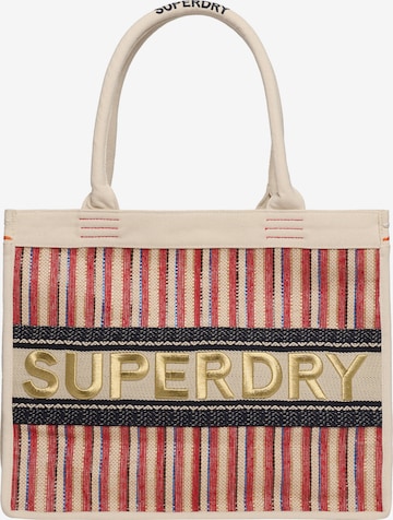 Superdry Shopper in Beige: voorkant