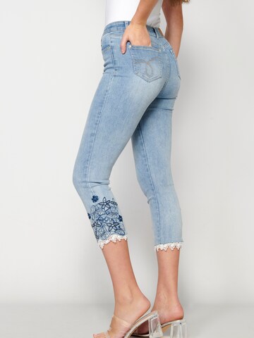 KOROSHI Skinny Jeans in Blau