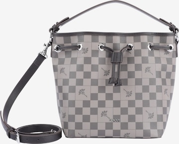 JOOP! - Mala de bolsa 'Flora Piazza Zohara' em cinzento: frente