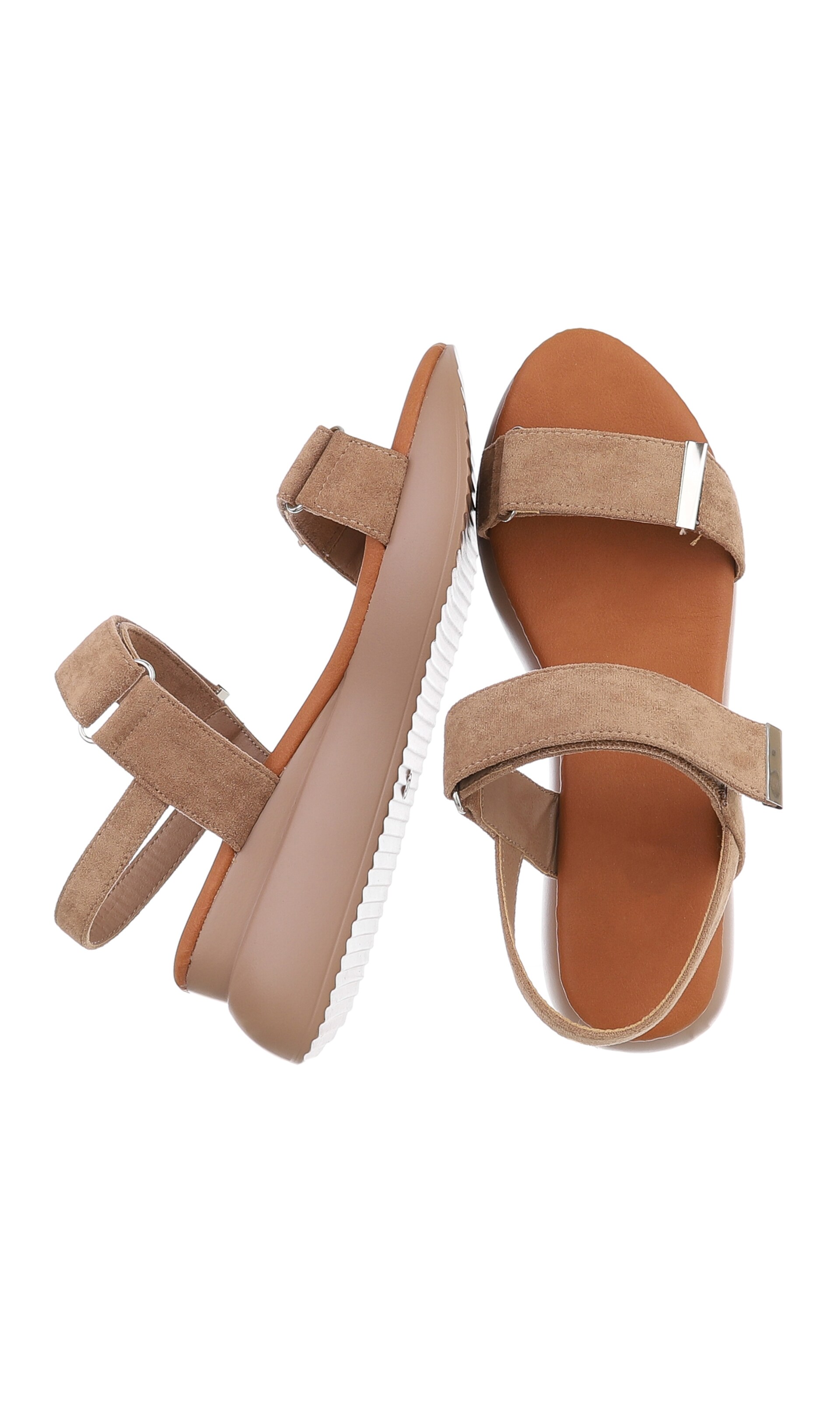 Ital-Design Sandale in Braun