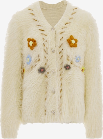 IZIA Kofta i beige: framsida