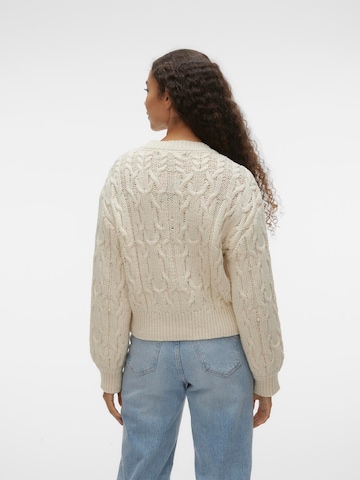 Pull-over 'ANEMONE' VERO MODA en beige