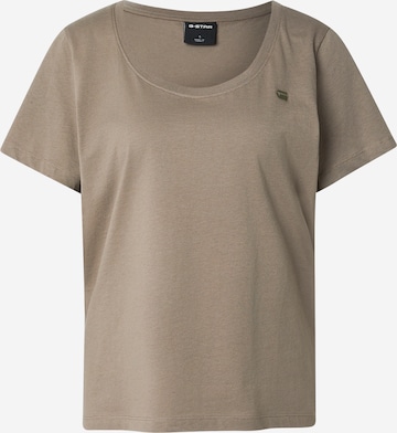 Maglietta di G-STAR in marrone: frontale