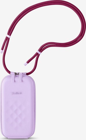Custodia per smartphone di Rollink in lilla: frontale
