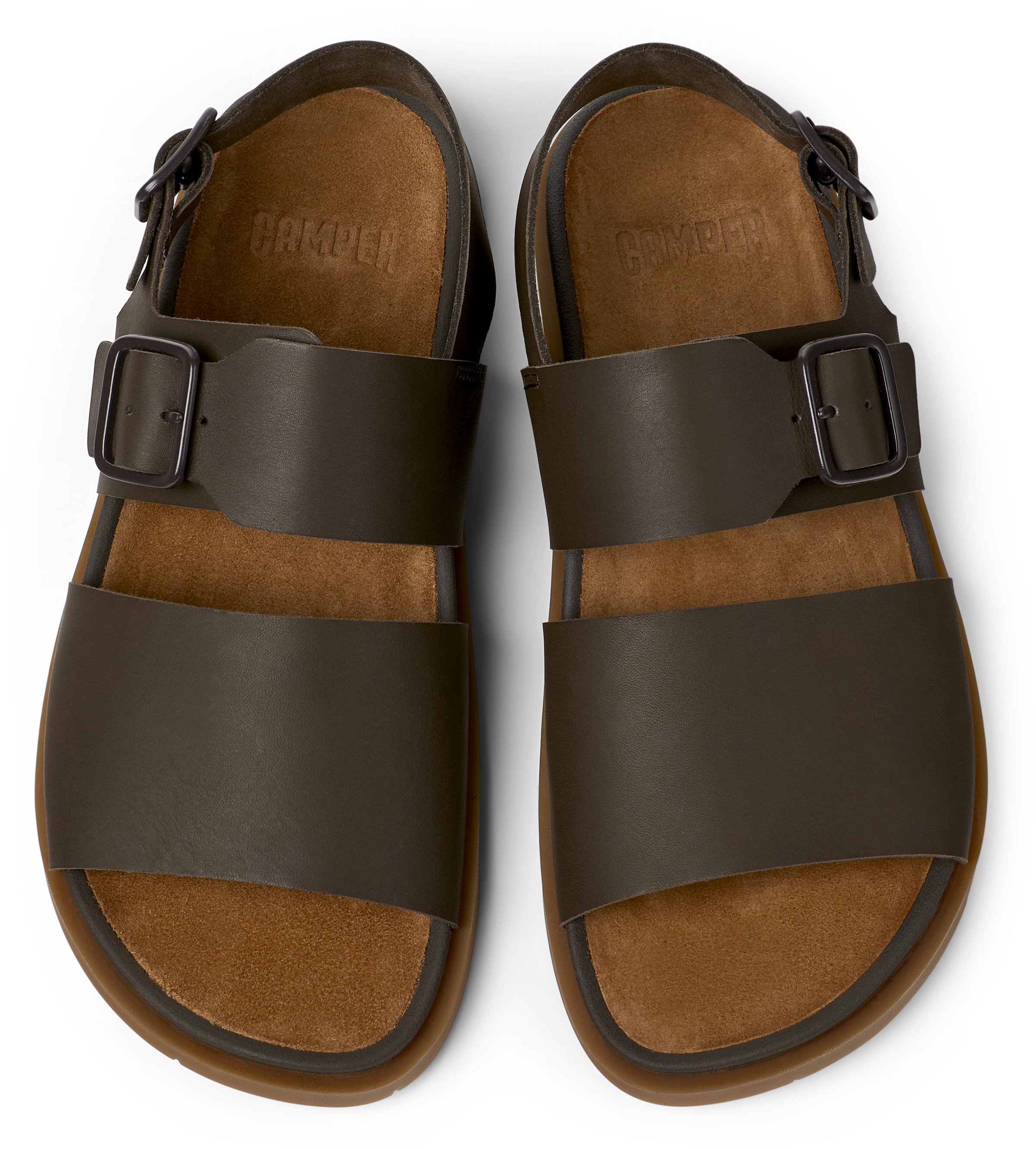 Sandalo 'Lluc' di CAMPER in marrone