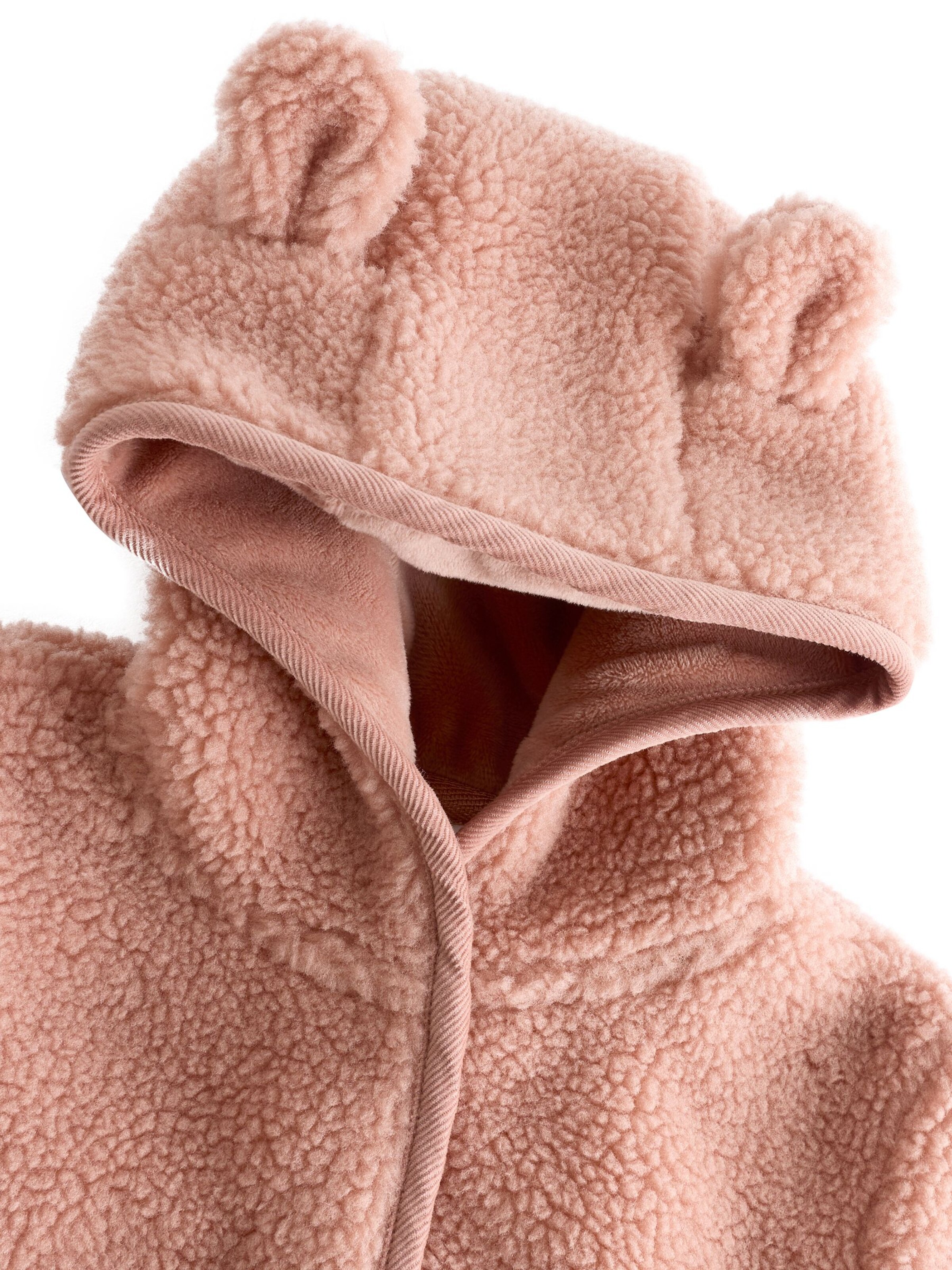 Next Fleecejacka i rosa