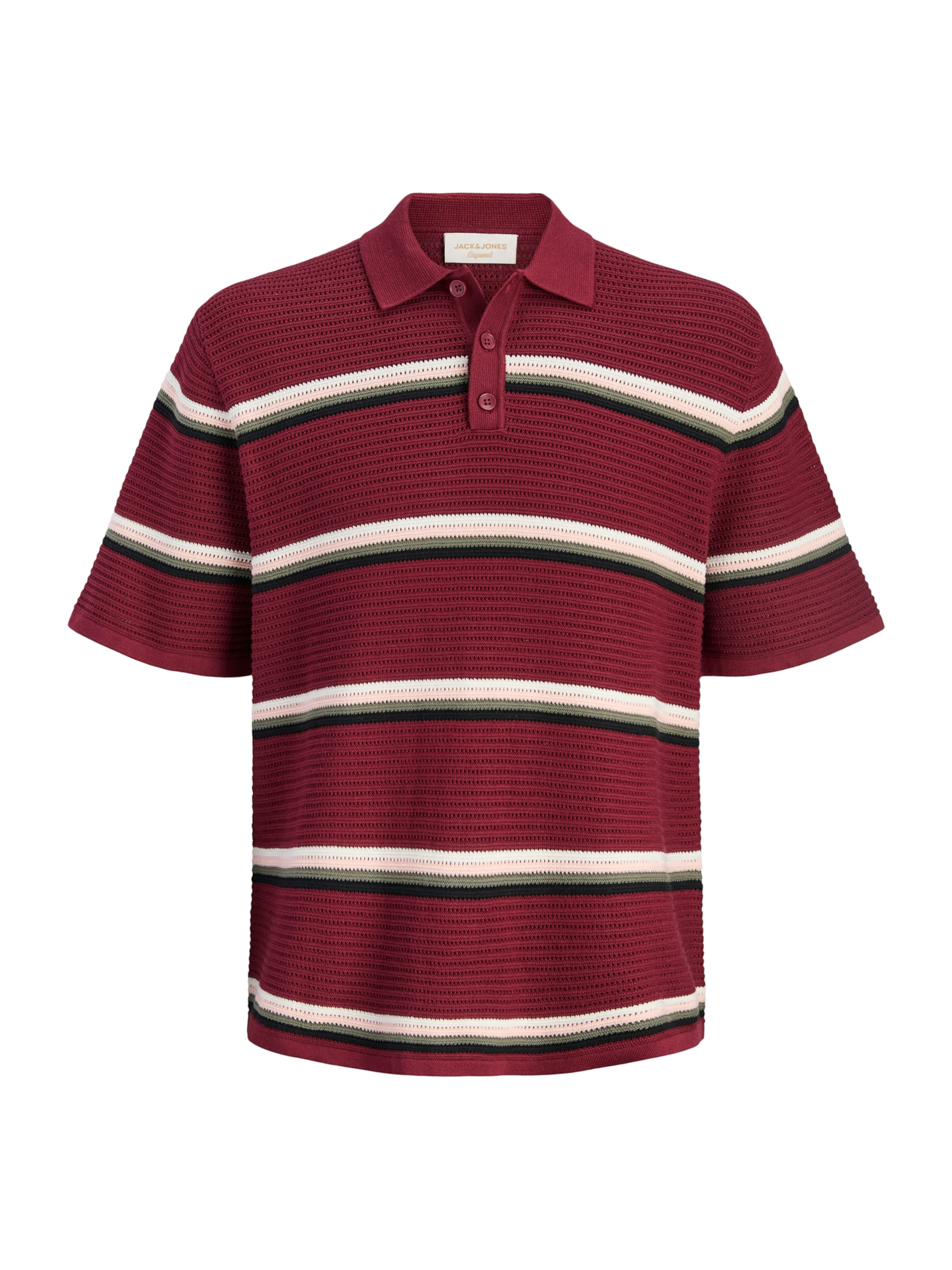 JACK & JONES Свитер 'JORMAINE' в Красный: спереди