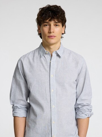 Coupe slim Chemise SELECTED HOMME en blanc
