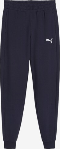 PUMA Tapered Workout Pants in Blue: front