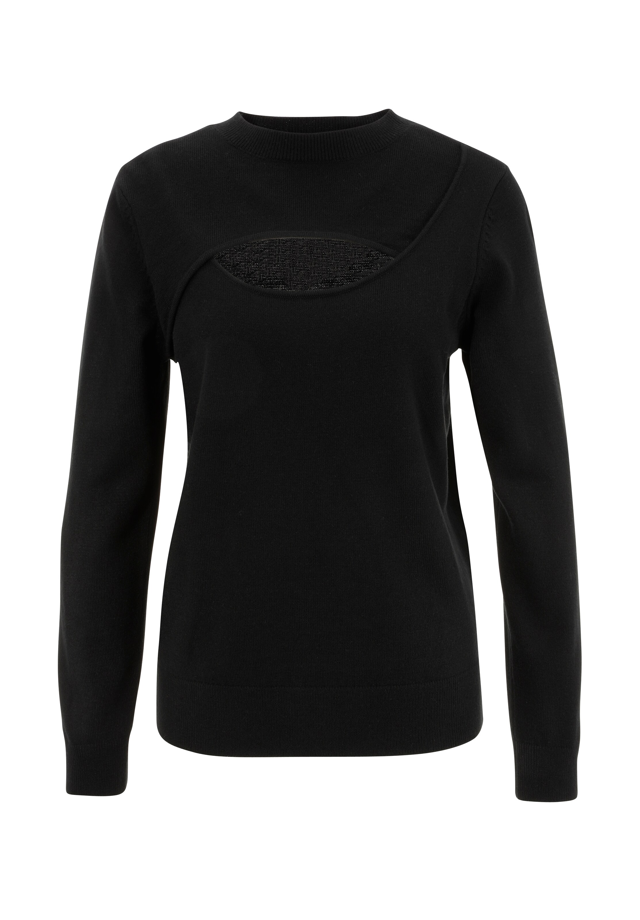 Aniston CASUAL Sweater in Black: front