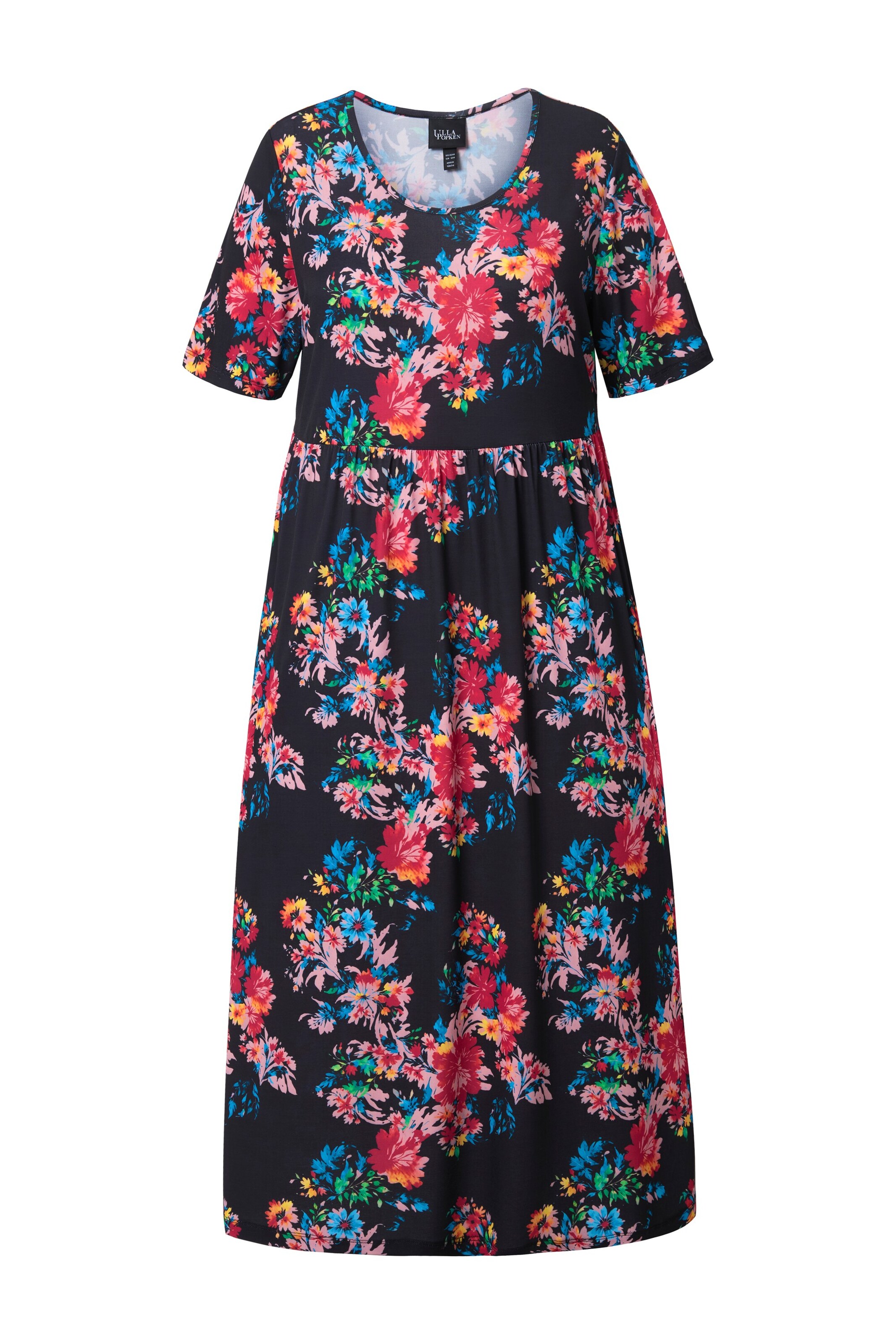 Ulla Popken Kleid in Schwarz: Vorderseite