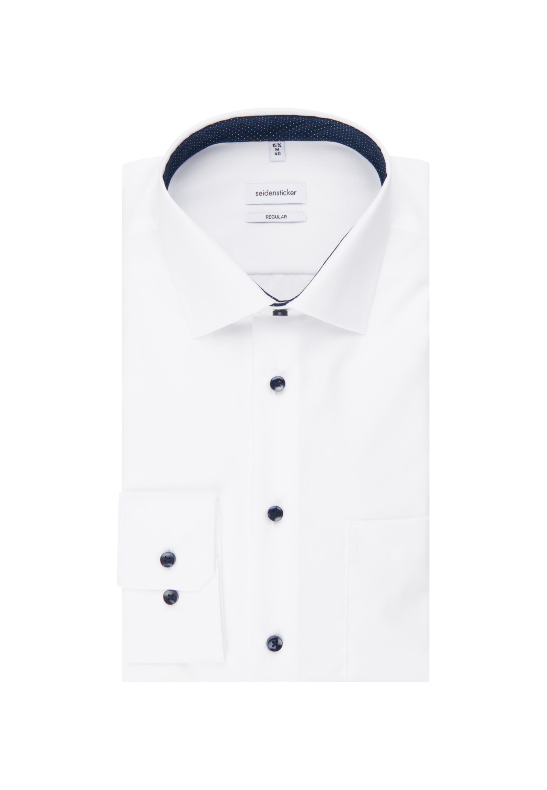 SEIDENSTICKER Regular fit Zakelijk overhemd ' Regular ' in Wit