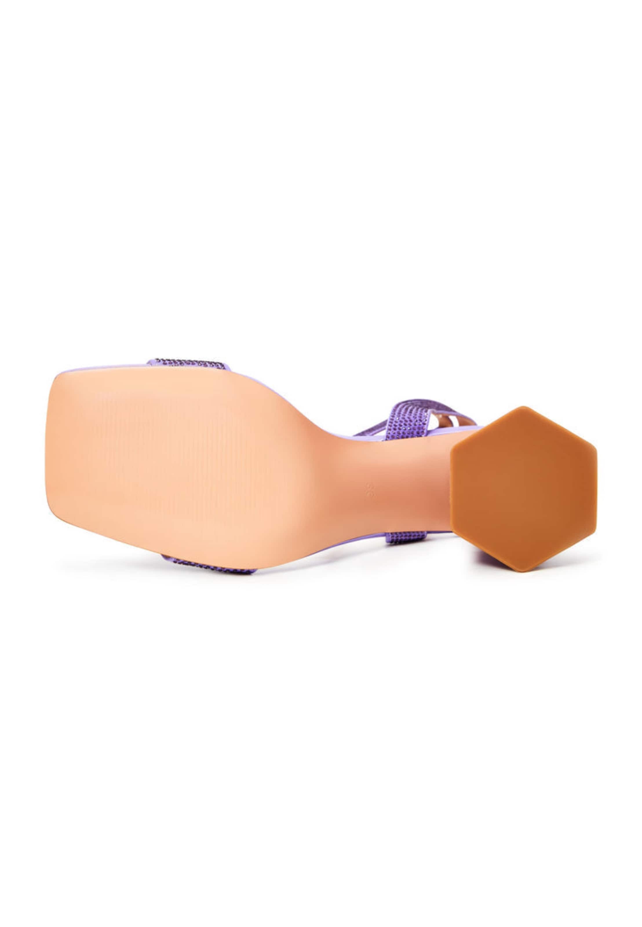 CESARE GASPARI Sandalen met riem in Lila