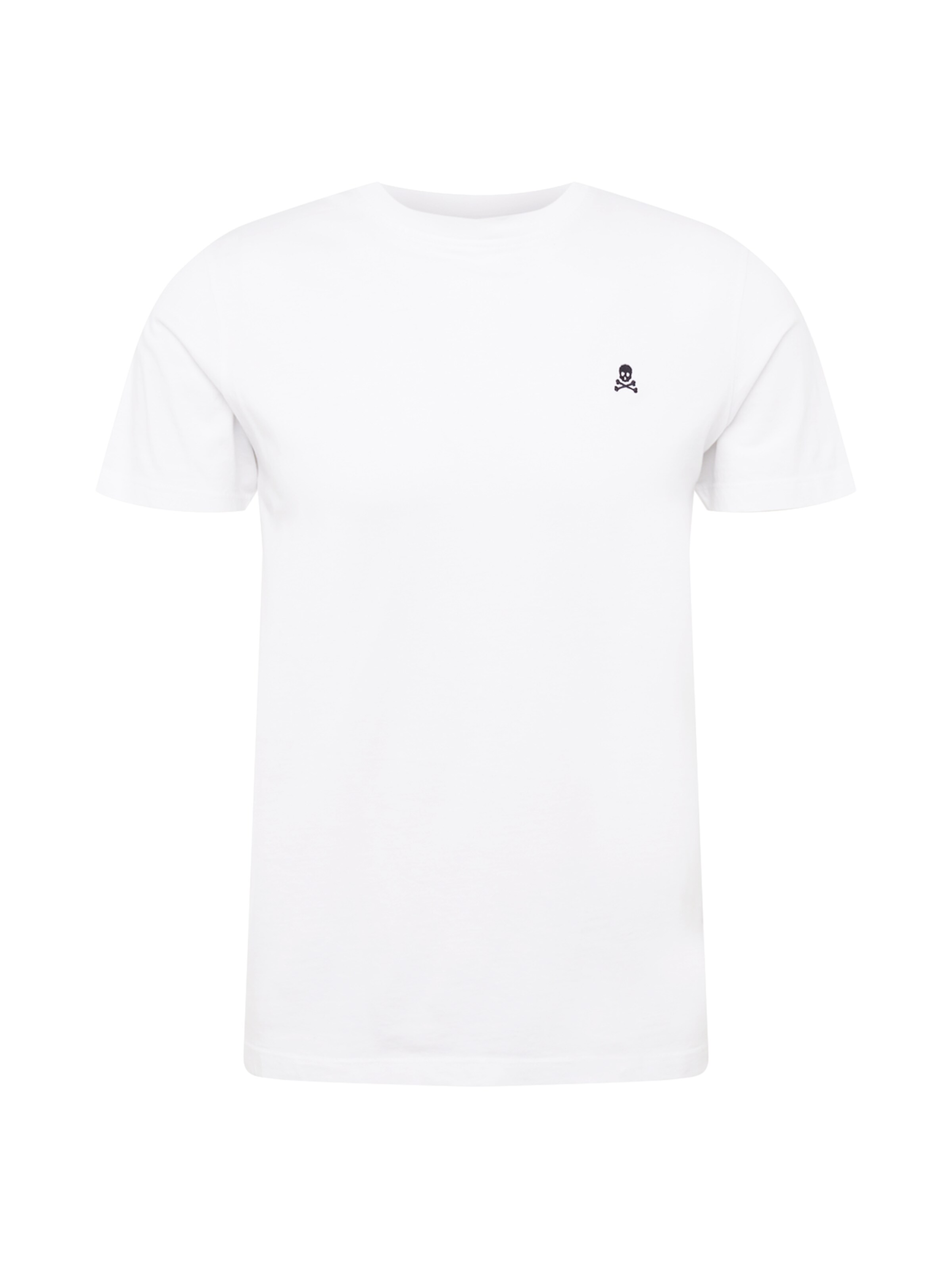 Scalpers Tričko – bílá: přední strana