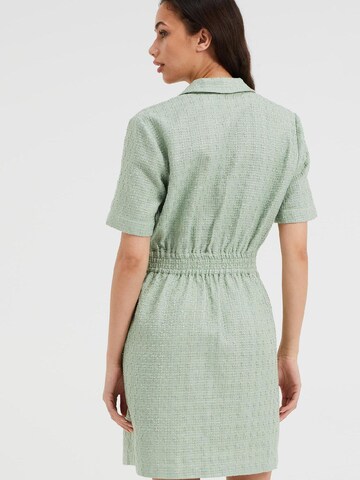 WE Fashion - Vestido camisero en verde