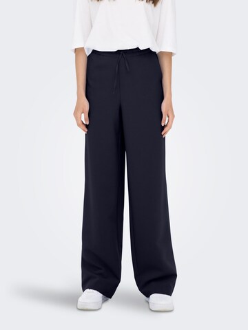 ONLY Wide leg Trousers 'MILIAN' in Blue: front
