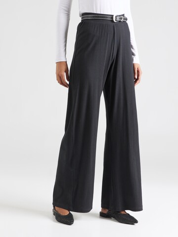 STUDIO SELECT Wide leg Broek 'Sofia' in Zwart: voorkant