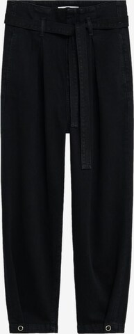 regular Jeans con pieghe 'Snaps' di MANGO in nero: frontale