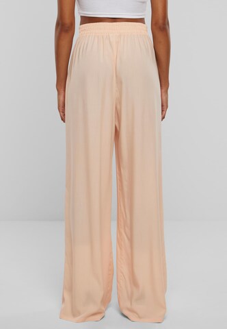 Urban Classics Wide leg Pants in Orange