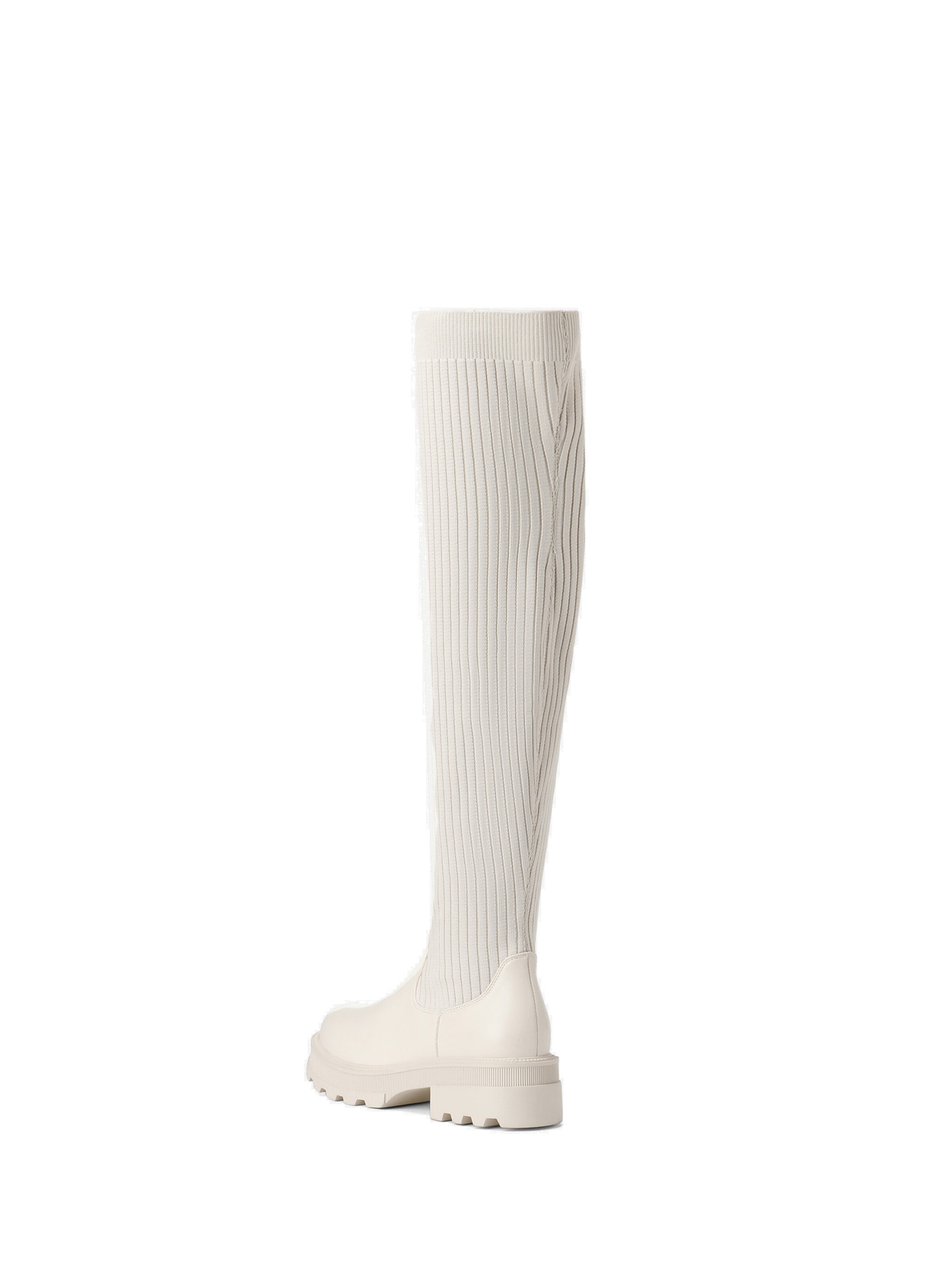 Boots 'DREAM PAIRS Damen Over-The-Knee-Stiefel' Dream Pairs en beige