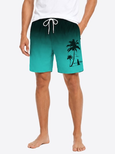 YAGESHARK Boardshorts 'badehose herren' in M in grün, Produktansicht