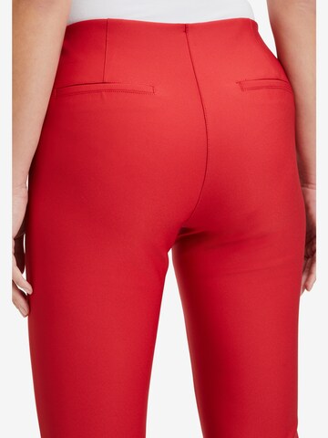 Coupe slim Pantalon Betty Barclay en rouge