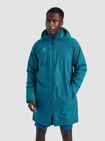 Veste de sport Hummel en bleu : devant